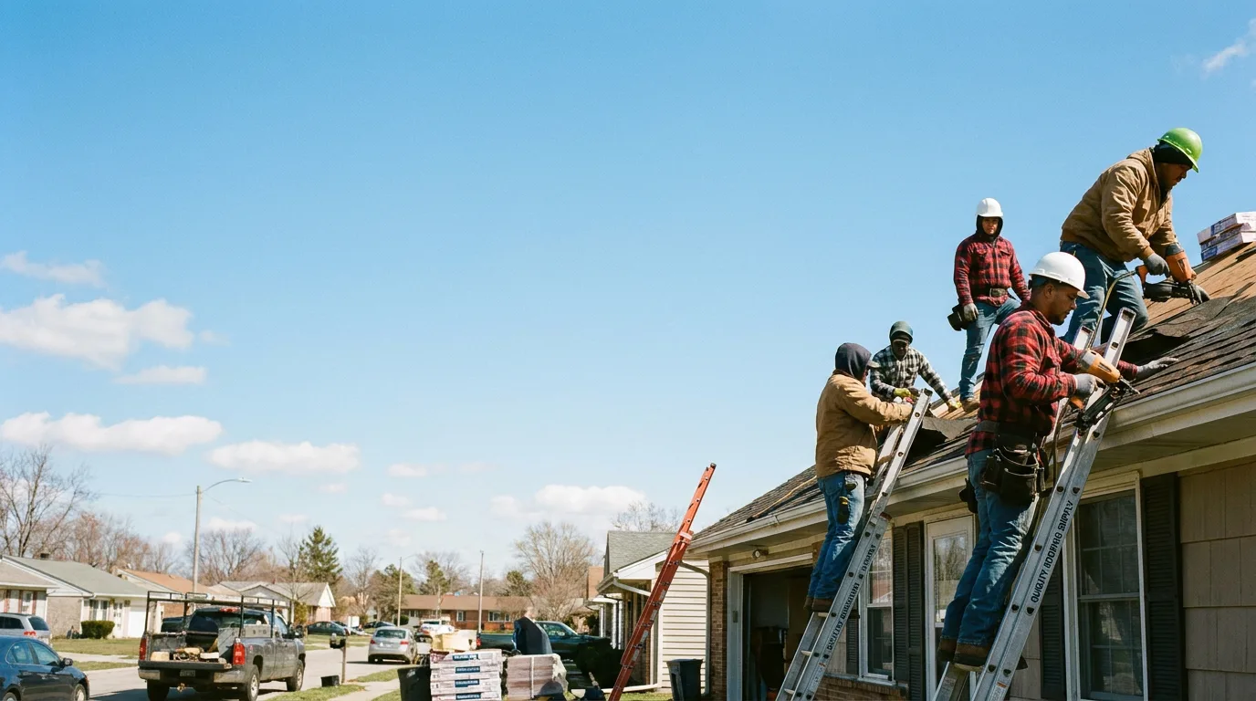 Roofing in Vandervoort, AR near me